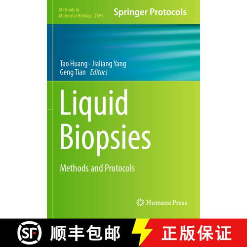 【3-4周达】Liquid Biopsies: Methods and Protocols [9781071633489]