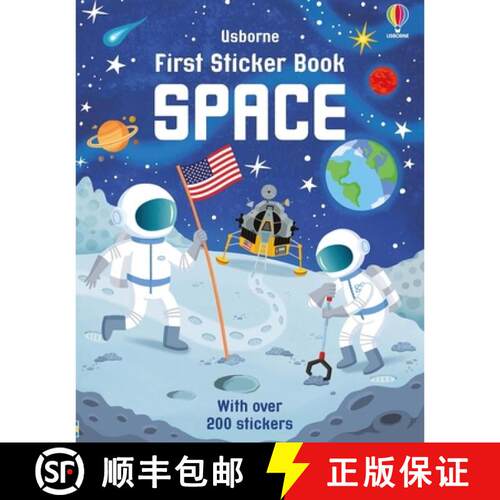【3-4周达】First Sticker Book Space [9781805317449]