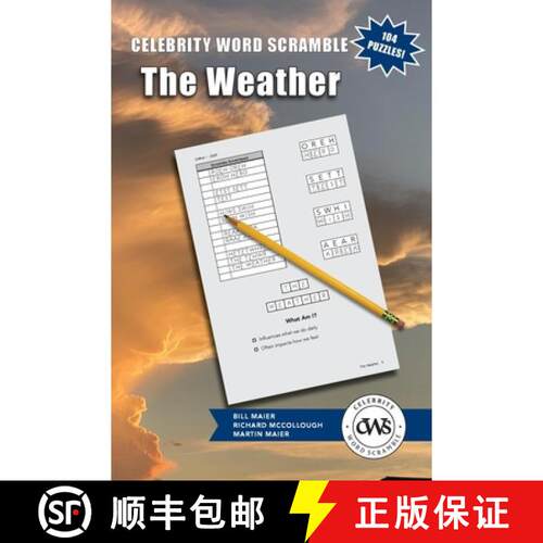 【3-4周达】Celebrity Word Scramble The Weather [9798994098226]