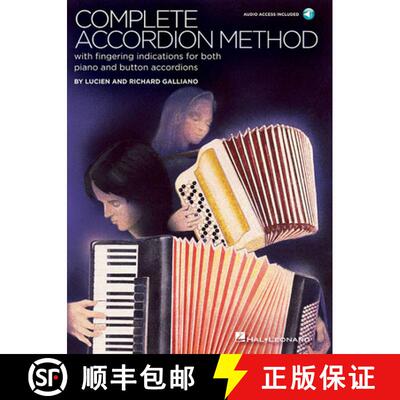 【3-4周达】Complete Accordion Method: With Fingering Indication for Both Piano and Button Accordions [9781540034953]