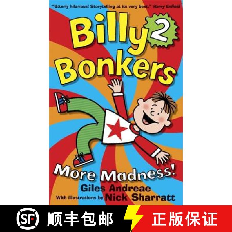 【2-3周达】Billy Bonkers 2: More Madness [9781408303573]