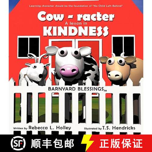 【3-4周达】Cow-racter A Lesson in Kindness: Barnyard Blessings [9781449711641]