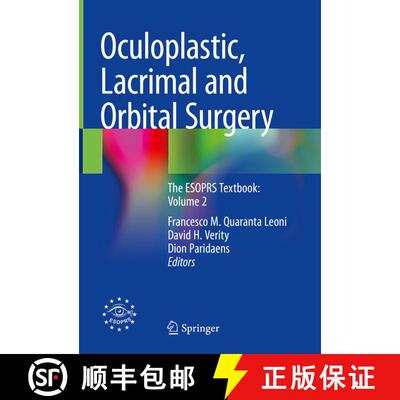 【3-4周达】精装 Oculoplastic, Lacrimal and Orbital Surgery: The ESOPRS Textbook: Volume 2 [9783031396373]