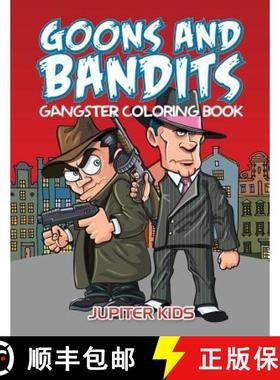 【3-4周达】Goons And Bandits: Gangster Coloring Book [9781683052289]