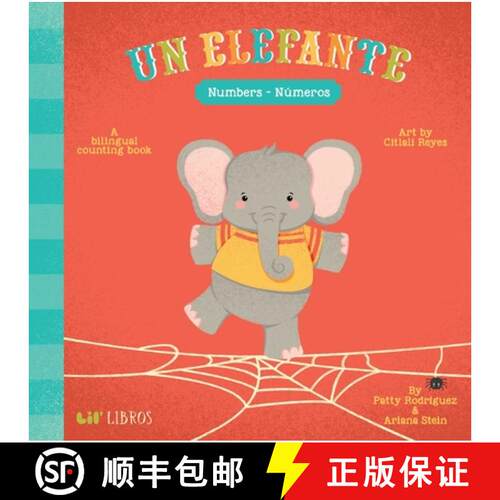【3-4周达】Un Elefante: Numbers / Números (Bilingual: English/Spanish): A Bilingual Counting Book [9780986109942]