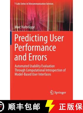 【3-4周达】Predicting User Performance and Errors : Automated Usability Evaluation Through Computatio... [9783319603681]