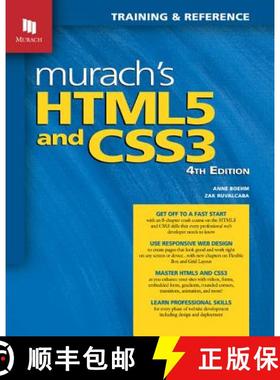 【3-4周达】Murach's Html5 and Css3, 4th Edition [9781943872268]