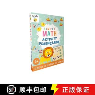【3-4周达】Bright Bee Simple Math Activity Flashcards: With Slide Tabs to Reveal Answers for Ages 5 & Up [9781837717941]
