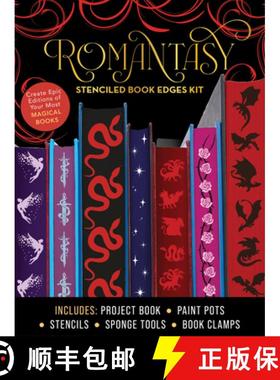 【3-4周达】Romantasy Stenciled Book Edges Kit: Create Epic Editions of Your Most Magical Books - Incl... [9780785847786]