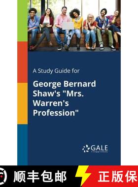 【3-4周达】A Study Guide for George Bernard Shaw's Mrs. Warren's Profession [9781375384742]