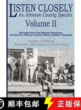 【3-4周达】Listen Closely as Johnson County Speaks - Vol. 2 [9798990768918]