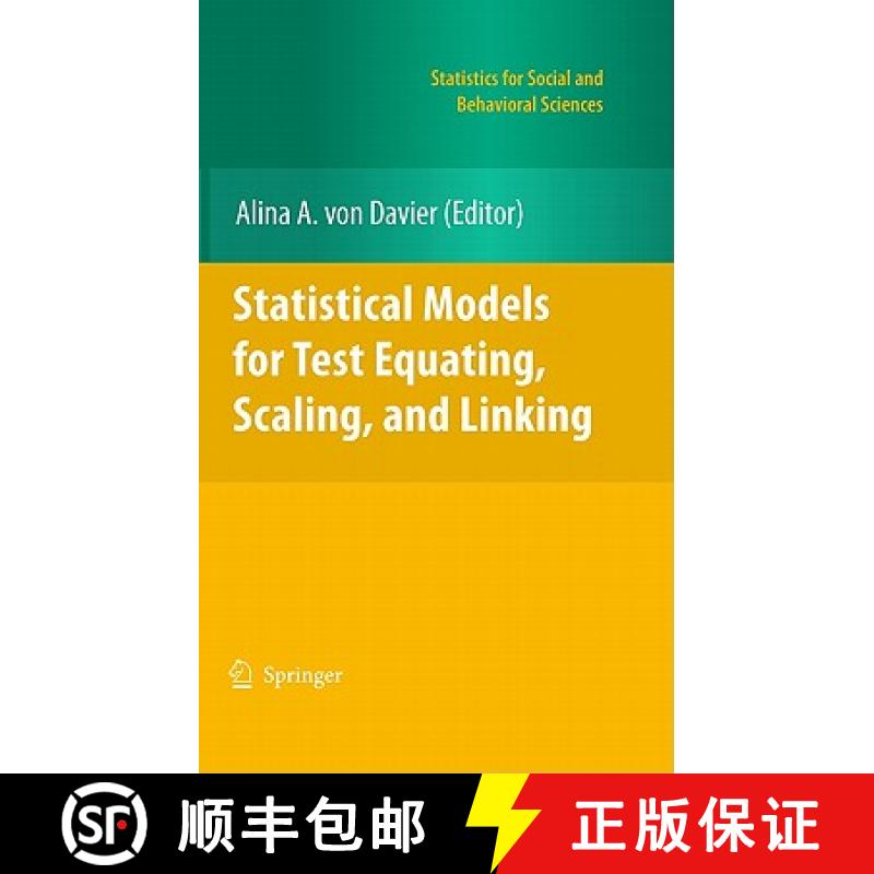 【3-4周达】Statistical Models for Test Equating, Scaling, and Linking [9780387981376]