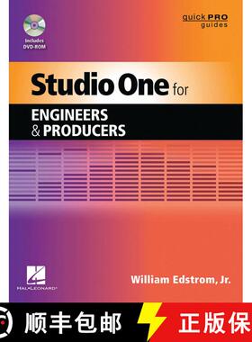 【3-4周达】Studio One for Engineers and Producers: Studio One For Engineers And Producers [9781476806020]