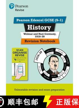 【3-4周达】Pearson REVISE Edexcel GCSE (9-1) History Weimar and Nazi Germany Revision Notebook: For 2... [9781292264196]
