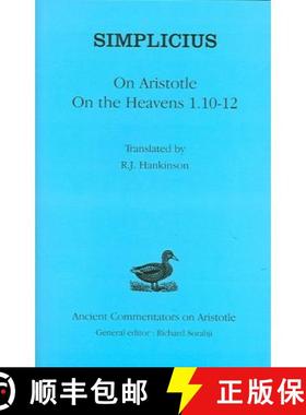 预订 Simplicius: On Aristotle On the Heavens 1.10-12 [9780715632321]
