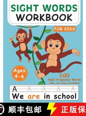 【3-4周达】Sight Words Book for Kids 4-6: Activity Book for Toddlers, Alphabet Book for Kids [9789058215147]