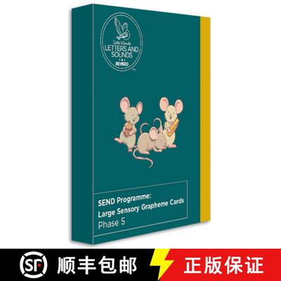 【3-4周达】SEND Programme: Large Sensory Grapheme Cards: Phase 5 [9780008582579]