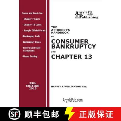 【3-4周达】The Attorney's Handbook on Consumer Bankruptcy and Chapter 13: 39th Edition, 2015 [9781880730713]