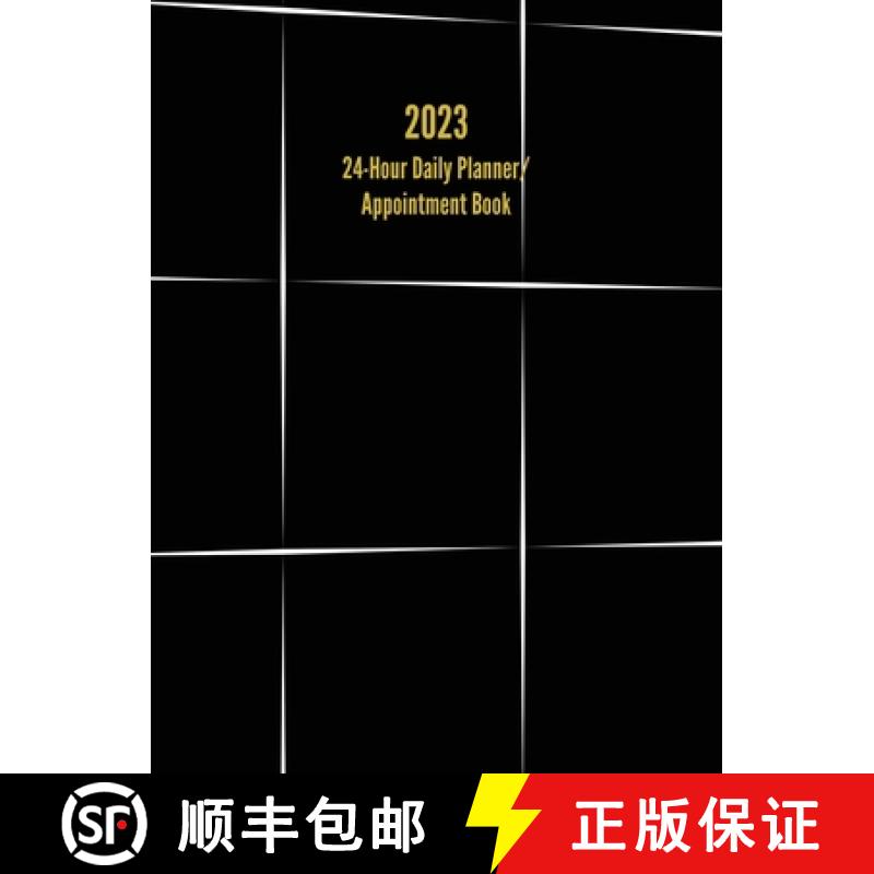 【3-4周达】2023 24-Hour Daily Planner/ Appointment Book: Dot Grid Design (One Page per Day) [9781947399327]