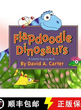 【3-4周达】Flapdoodle Dinosaurs [9780689846434]