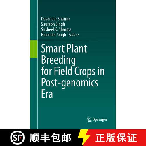 【3-4周达】精装 Smart Plant Breeding for Field Crops in Post-genomics Era [9789811982170]