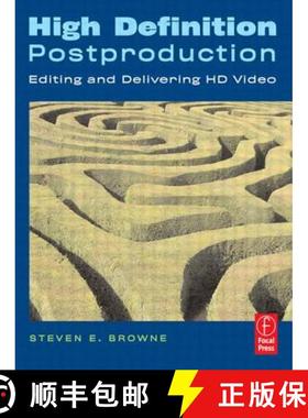 【3-4周达】High Definition Postproduction: Editing and Delivering HD Video [9780240808390]
