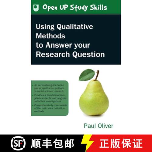【3-4周达】Using Qualitative Methods to Answer Your Research Question [9780335248957]