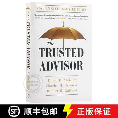 现货 可信的建议 新版 The Trusted Advisor: 20th Anniversary Edition [9781982157104]