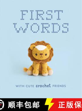 【3-4周达】First Words with Cute Crochet Friends: A Padded Board Book for Infants and Toddlers Featur... [9781950968787]