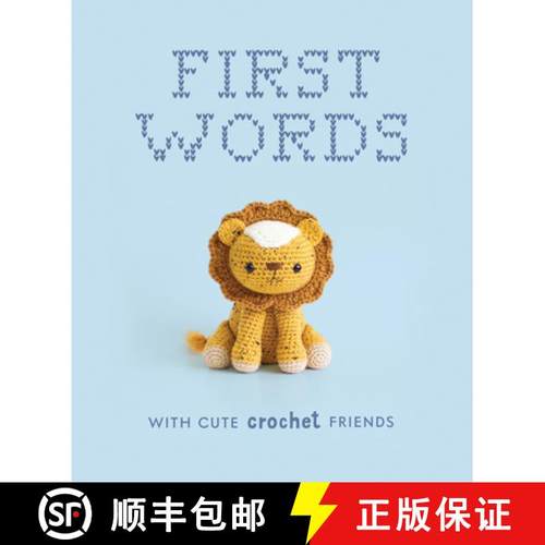 【3-4周达】First Words with Cute Crochet Friends: A Padded Board Book for Infants and Toddlers Featur... [9781950968787]