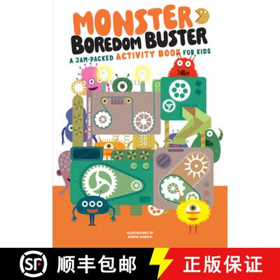 【3-4周达】Monster Boredom Buster: A Jam-Packed Activity Book for Kids [9781641243810]