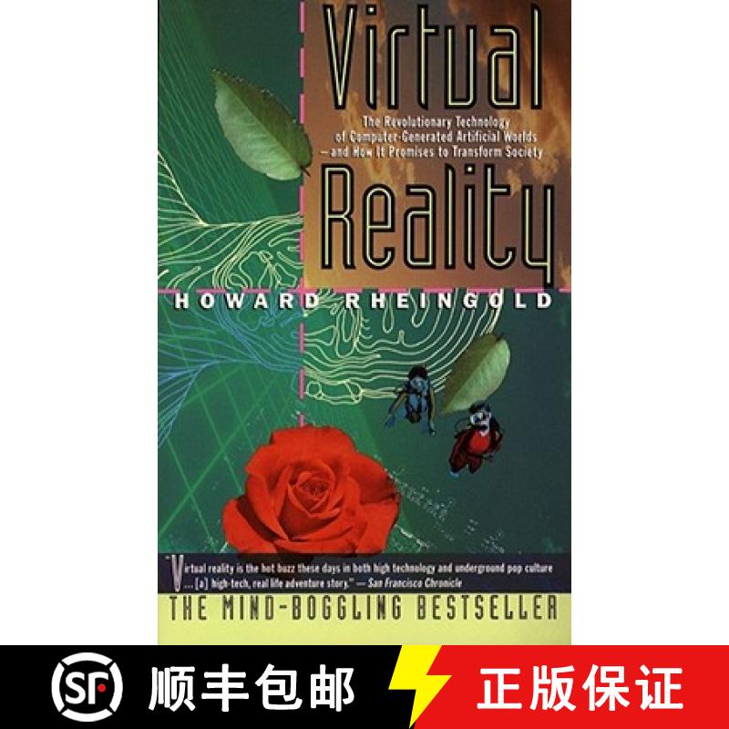 【3-4周达】Virtual Reality: The Revolutionary Technology of Computer-Generated Artificial Worlds-And ... [9780671778972]