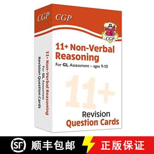 【3-4周达】精装 New 11+ GL Revision Question Cards: Non-Verbal Reasoning - Ages 9-10 [9781789085518]