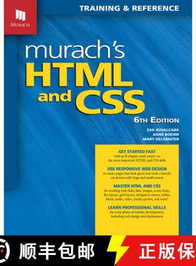 预订 Murach’s HTML and CSS (6th Edition) [9781943873210]