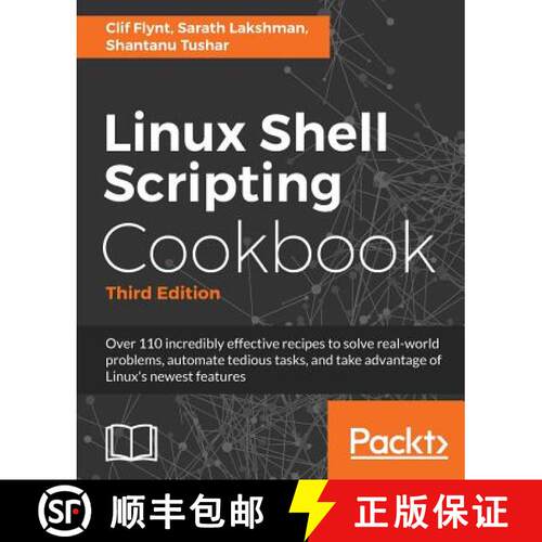 预订 Linux Shell Scripting Cookbook - Third Edition [9781785881985]
