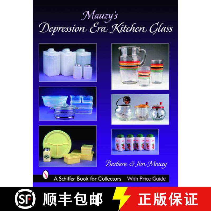 【3-4周达】精装 Mauzy's Depression Era Kitchen Glass [9780764325557]