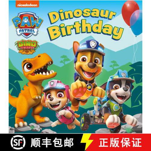 【3-4周达】PAW Patrol Board Book – Dinosaur Birthday [9780755504183]