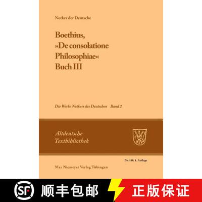 【3-4周达】Boethius, De Consolatione Philosophiae: Buch III [9783484202009]