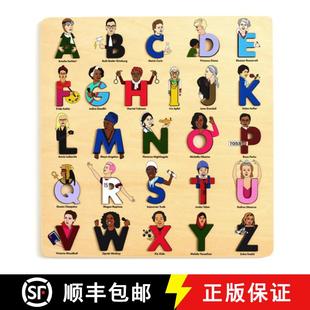 【3-4周达】Lady Legends Wooden Alphabet Puzzle [9781763753808]