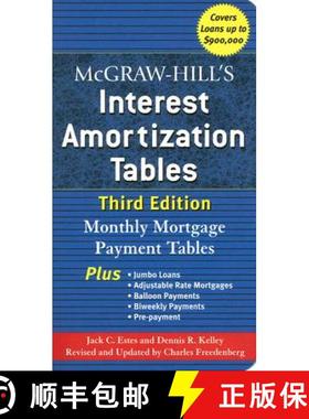 预订 McGraw-Hill's Interest Amortization Tables, Third Edition [9780071468114]