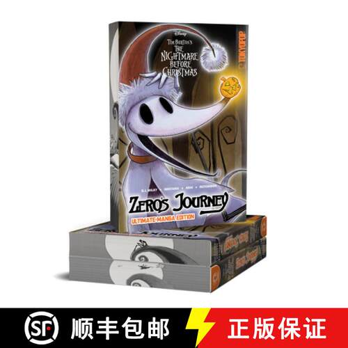 【3-4周达】Disney Manga: Tim Burton's the Nightmare Before Christmas - Zero's Journey (Ultimate Manga... [9781427880512]