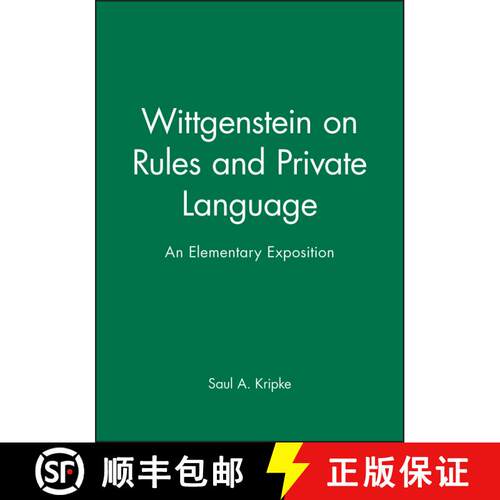 【3-4周达】Wittgenstein On Rules And Private Language - An Elementary Exposition [Wiley哲学] [9780631135210]