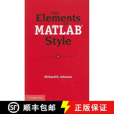 现货 The Elements of MATLAB Style [9780521732581]