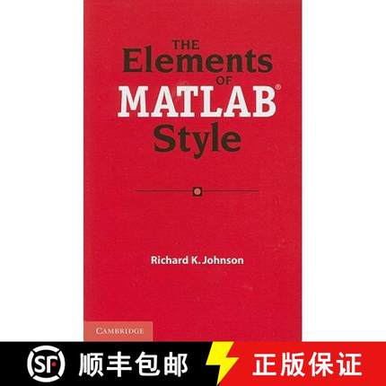 现货 The Elements of MATLAB Style [9780521732581]