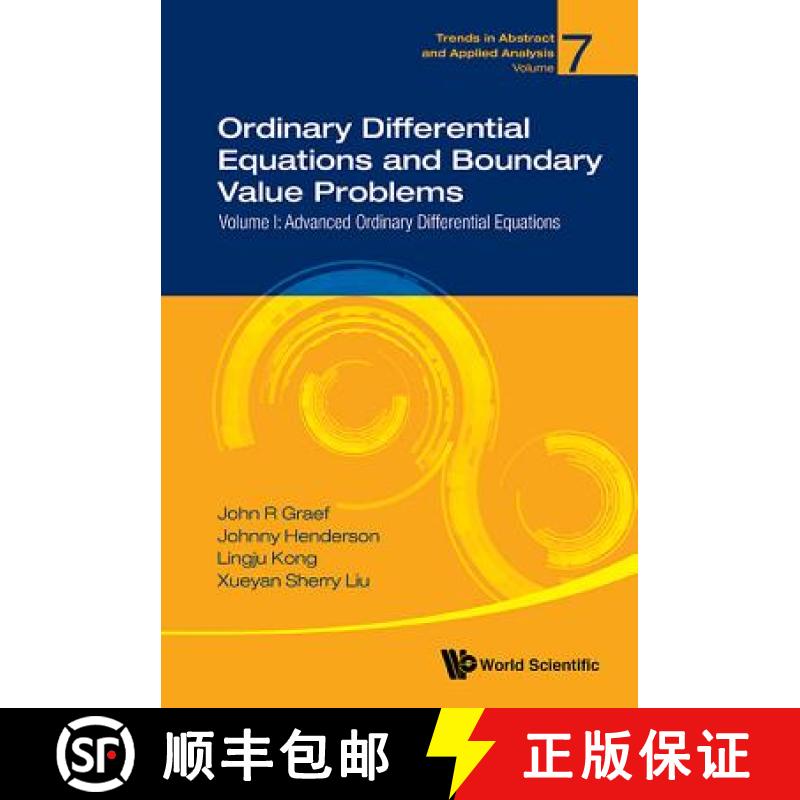 【3-4周达】Ordinary Differential Equations And Boundary Value Problems - Volume I: Advanced Ordinary ... [9789813236455]