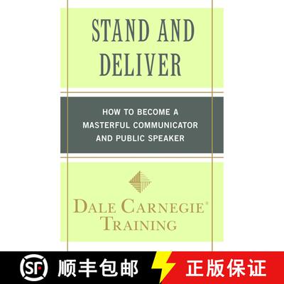【3-4周达】Stand and Deliver: How to Become a Masterful Communicator and Public Speaker [9781439188293]