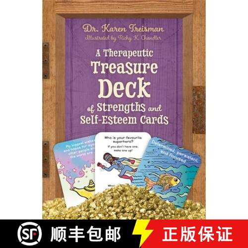 【3-4周达】A Therapeutic Treasure Deck of Strengths and Self-Esteem Cards [9781787757851]