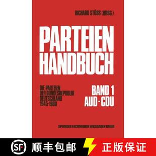 1945 9783531118383 Parteien der Bundesrepublik Die 4周达 Handbuch 1980 Deutschland