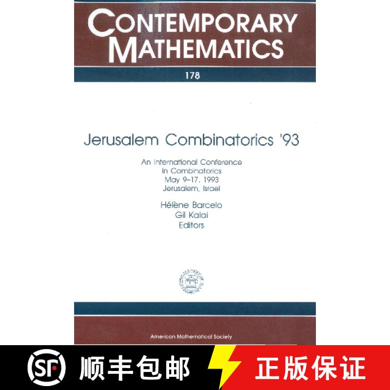 【3-4周达】Jerusalem Combinatorics '93: International Conference in Combinatorics Selected Papers [9780821802946]