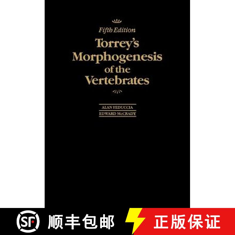 【3-4周达】Torrey'S Morphogenesis Of The Vertebrates, 5Th Edition [Wiley生命科学] [9780471623144]
